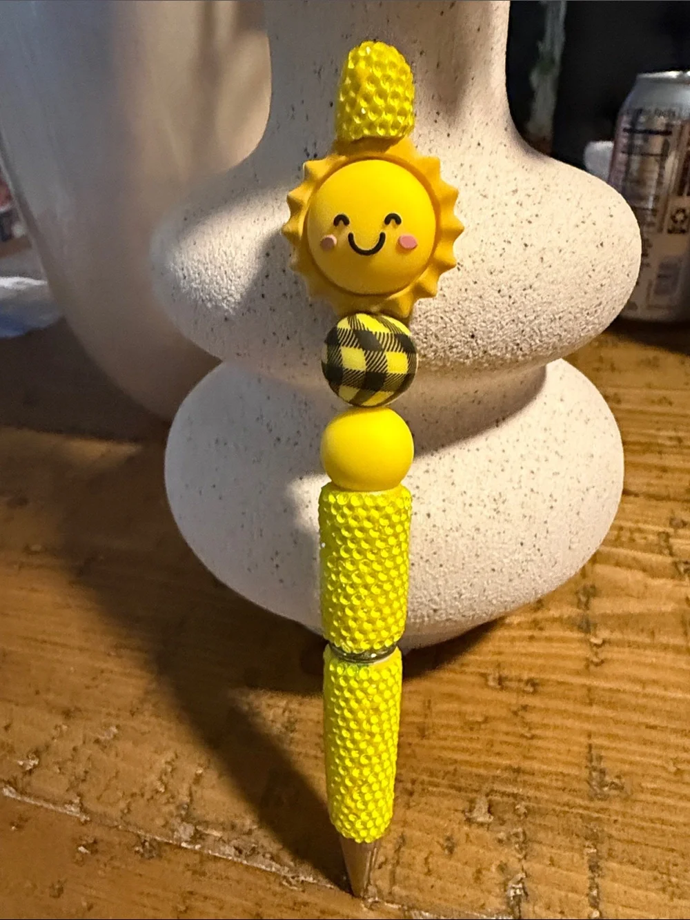 Yellow Sun pen self decorated